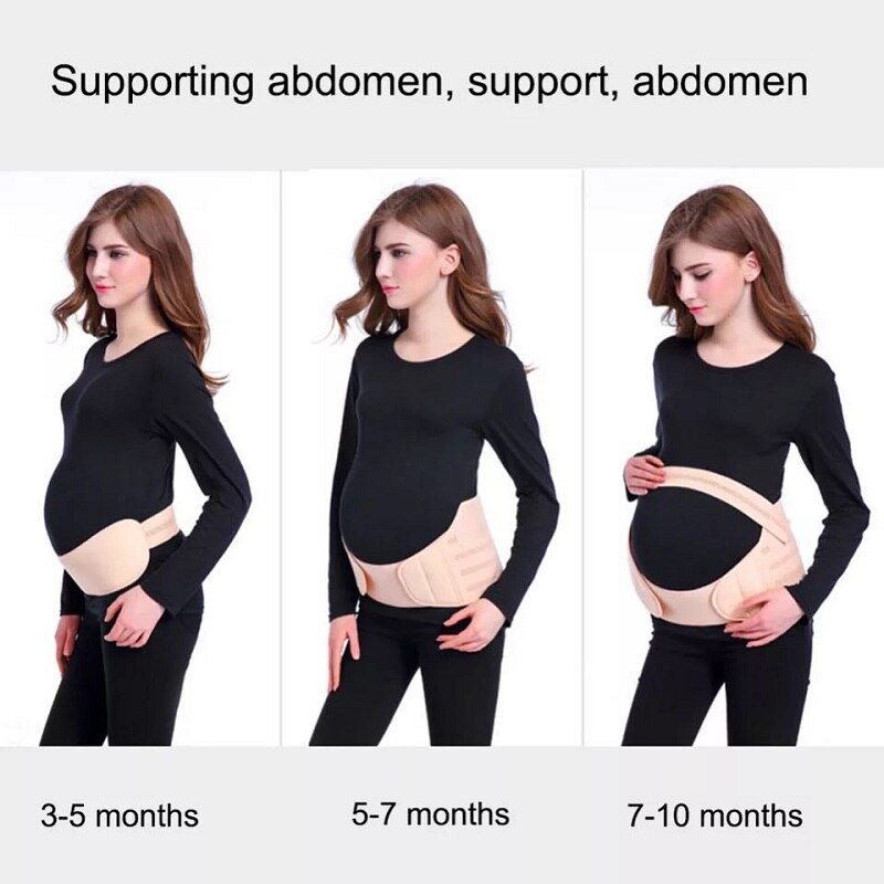 Gravide kvinder bælter mave støttebælte under graviditet øge støtte moderskab bælter passer til maven forsyninger