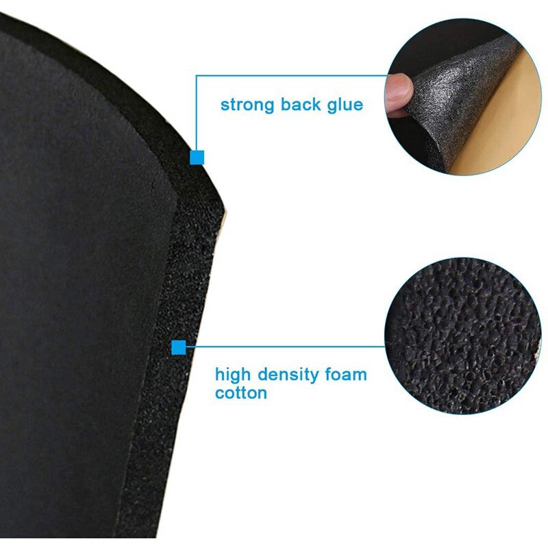 Car Sound Deadener Mat Noise Proof Insulation Deadening Engine