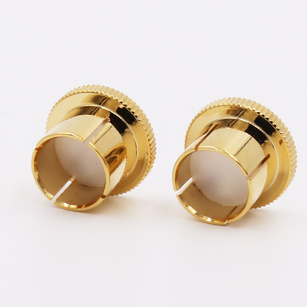 12pcs Noise Stopper 24K Gold Plated Copper RCA Plug Caps under inset