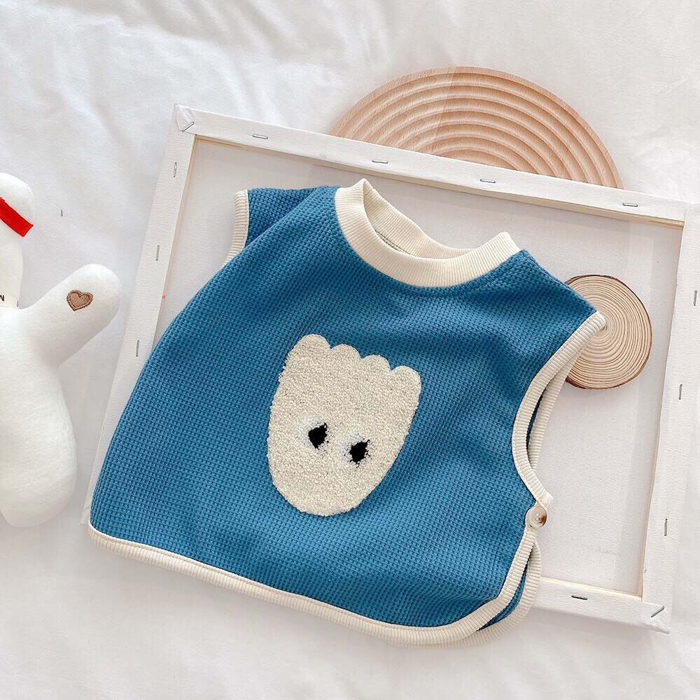 Gilet per bambina per bambini primavera autunno abbigliamento per bambini maglia Casual senza maniche gilet per neonato abbigliamento invernale per bambini gilet 2021 nuovo: 1 / 24M