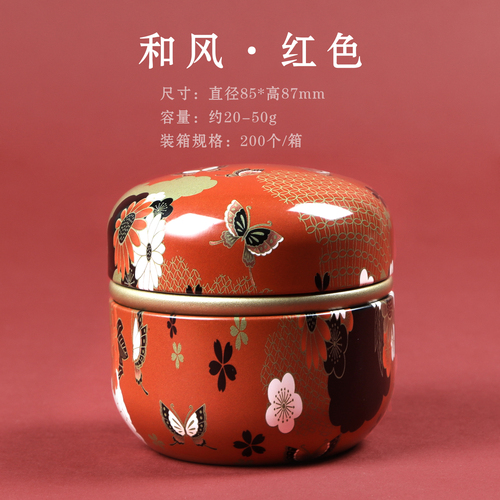 Metal Pattern Tea Cans Portable Small Sealed Cans Home Painted Candy Jewelry Boxes Food Storage Containers Home Decor: F