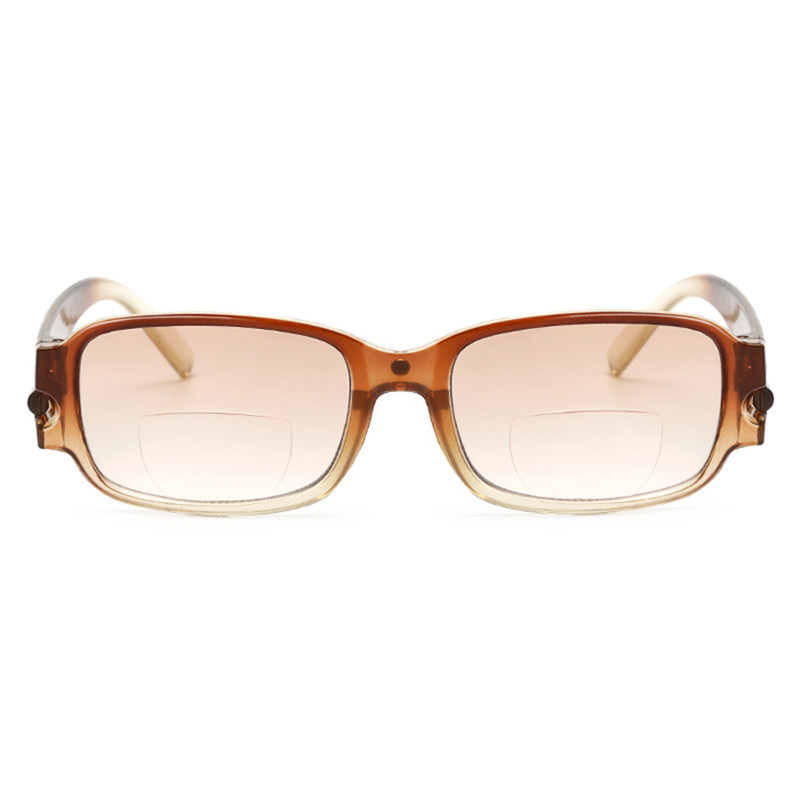 Iboode enkle læsebriller med klar linse mænd kvinder briller dobbelt funktionel linse forældre fuld ramme unisex briller