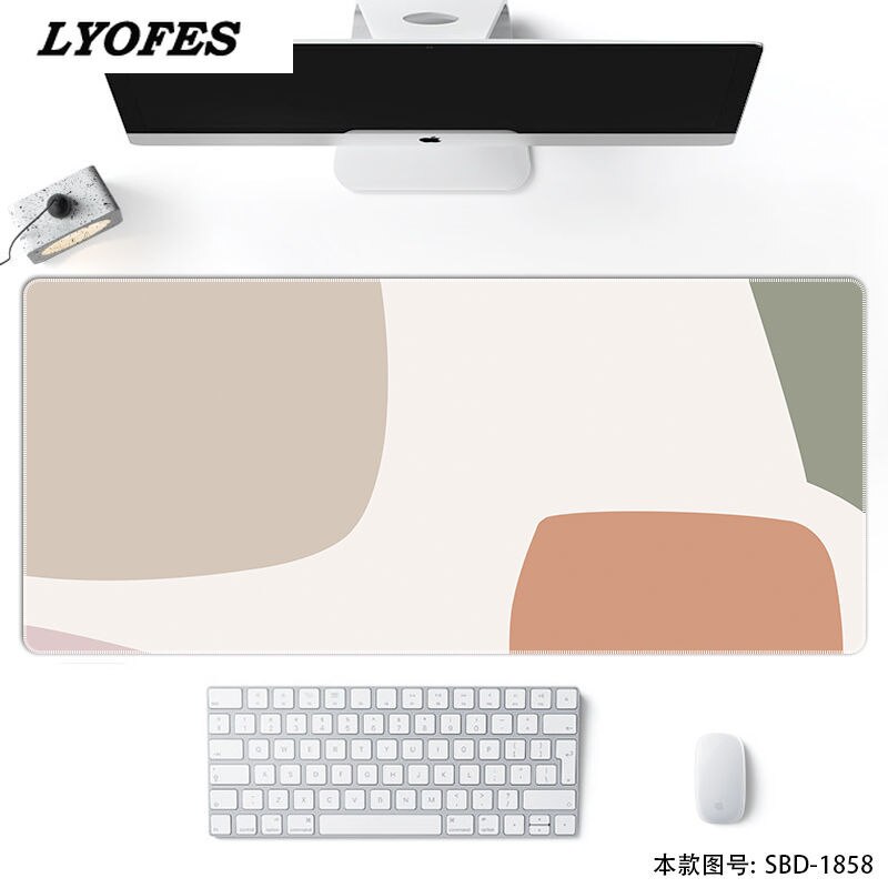 Kawaii Desk Pad Writing Desk Mats Gaming Mouse Pad Large XL 80*30cm Laptop Mouse Mat for Office Home Computer Keyboard: 800x300x3mm 14