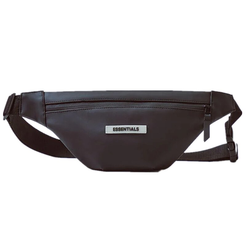 Alle-spiel hoch-straße Leder Doppel-linie WESENTLICHE TASCHE NEBEL Kleine Brust Tasche Bote Tasche Taille Tasche für Männer und Frauen