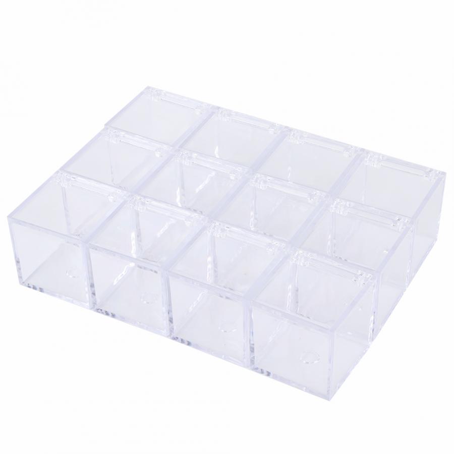 12pcs Candy Box Plastic Candy Snack Storage Box Container Case for Wedding Party Candy Containers for Food Storage