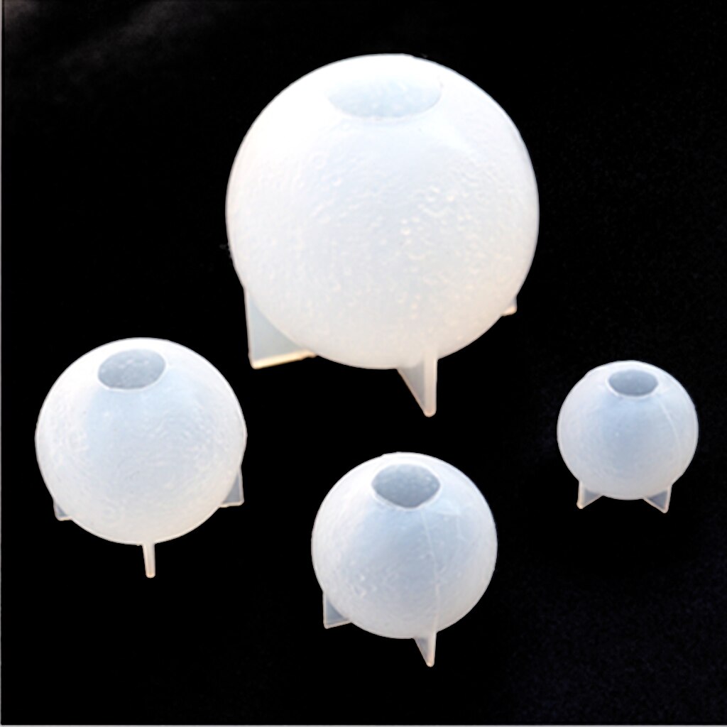 Globo de cielo con Luna, esfera cósmica, Bola de resina, molde colgante, Moldes de resina epoxi de silicona