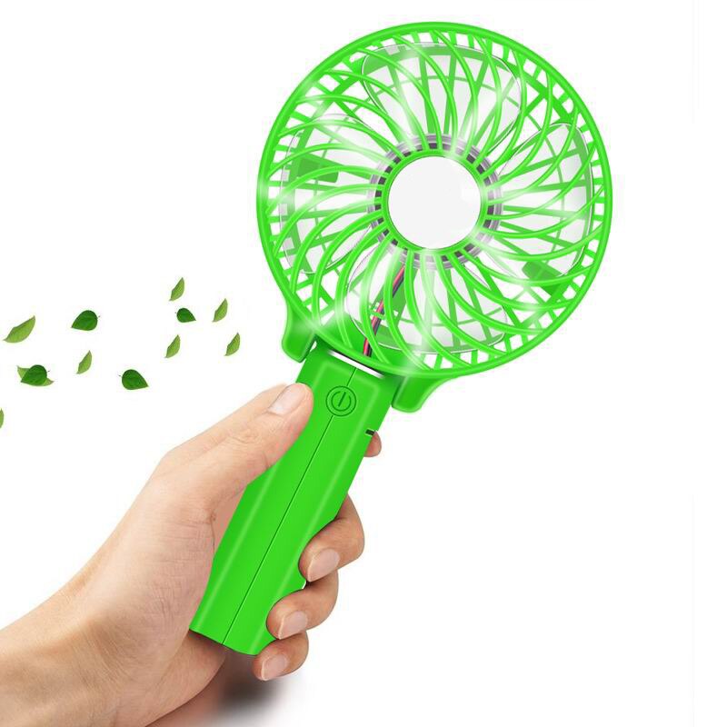 Foldable Hand Fans Battery Operated Rechargeable Handheld Mini Fan Electric Personal Fans Hand Bar Desktop Fan