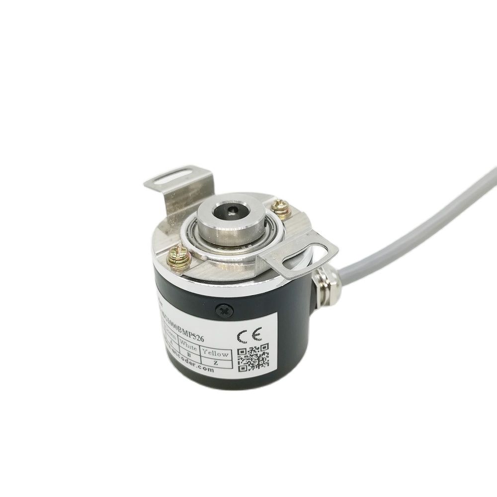 Codeur rotatif à trou aveugle CALT 5-26V 38mm 6mm | 100 200 500 600 1000 1024 2000 PPR sortie de traction 10-30V