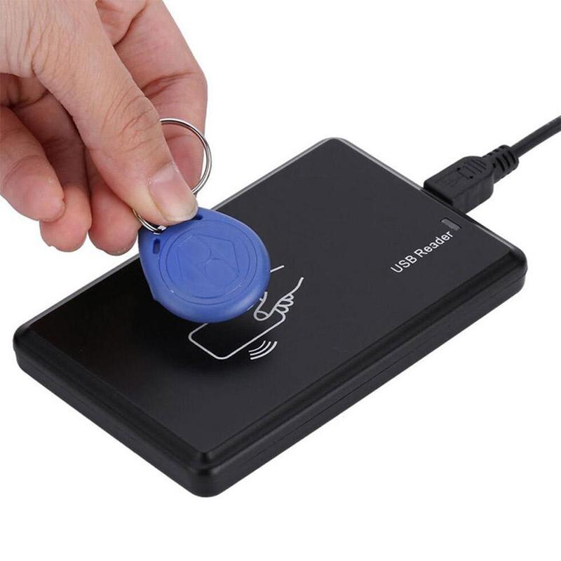 125 Khz Rfid Id Card Reader &amp; Writer/Copier/Programmeur + Gratis Herschrijfbare Id Kaart/Keyfob Copy iso EM4100 EM4102 Proximity T5577
