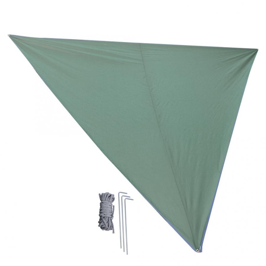 3x3m 4x4m 5x5m Waterproof Triangle Awning Sun Shade Sail Outdoor Sun Shelter Shade Sail Garden Canopy Camping Picnic Tent: A / 3*3M