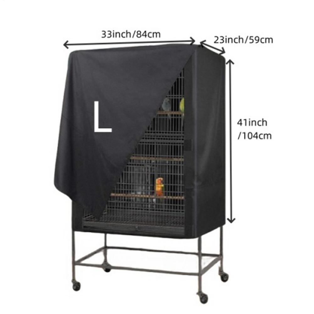 Vogelkäfig-Abdeckung, wasserdicht, staubdicht, Oxford-Stoff, Käfig-Abdeckung, schützende Vogelkäfig-Zubehör, zwei Griffe, Top, verstellbar: green