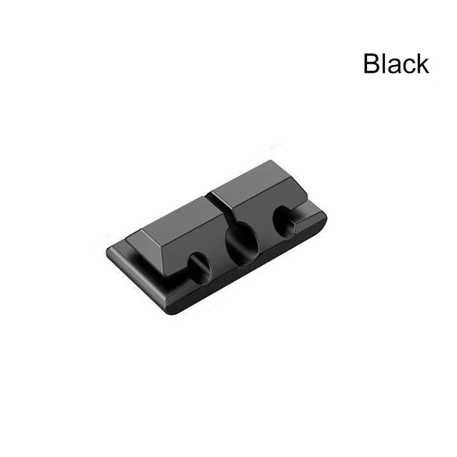 Silicone Cable Organizer USB Data Cable Winder Flexible Cable Management Cord Clips For Mouse Headphone Earphone Car Wire Holder: Yellow