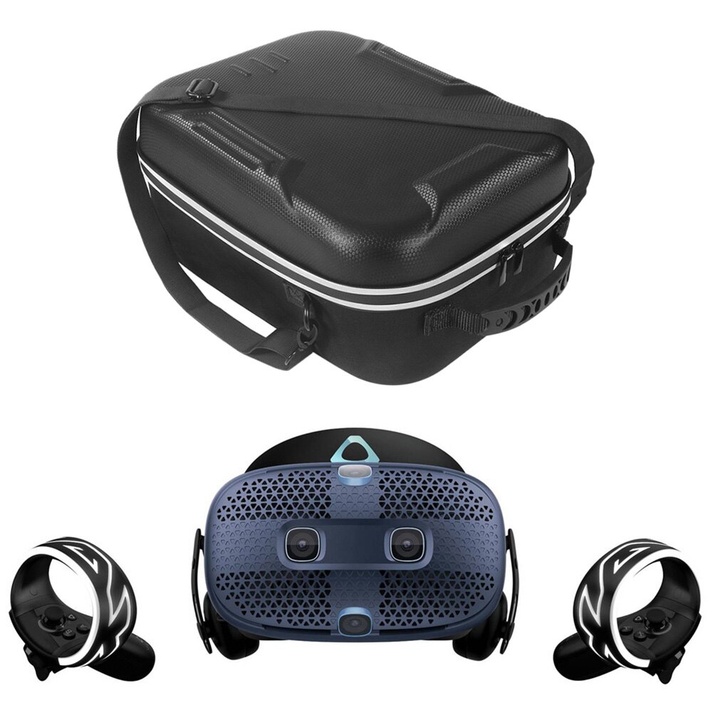 Storage Bag Portable Large Capacity Case All-around Zippered Carrying Pouch with High-grade Handle forHTC Vive Cosmos