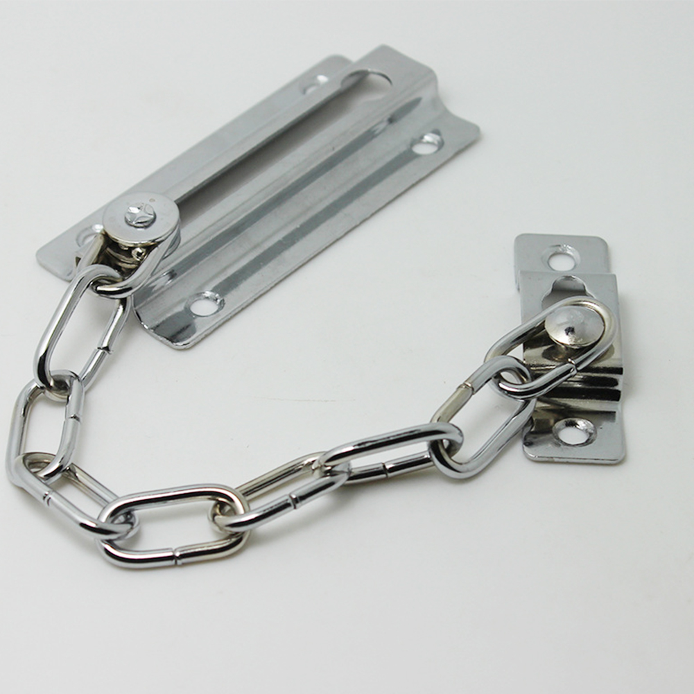 Sliding Door Chain Safety Door Bolt Catch Office Guard Locks Security