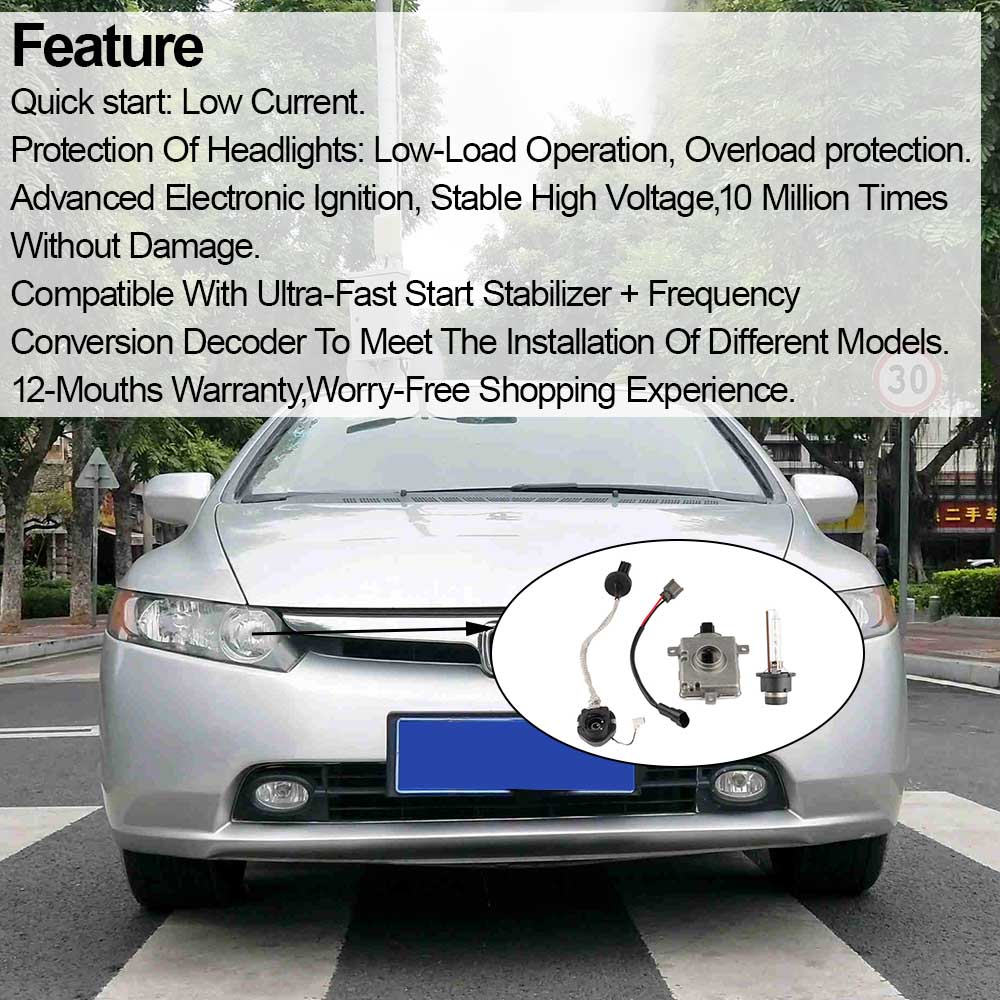 Dasbecan hid xenon  d2s d2r -liitäntälaite mitsubishi acura mazda honda 2004 -  -johtoon  w3 t 19371 w3 t 16271 w3 t 20671 w3 t 20971