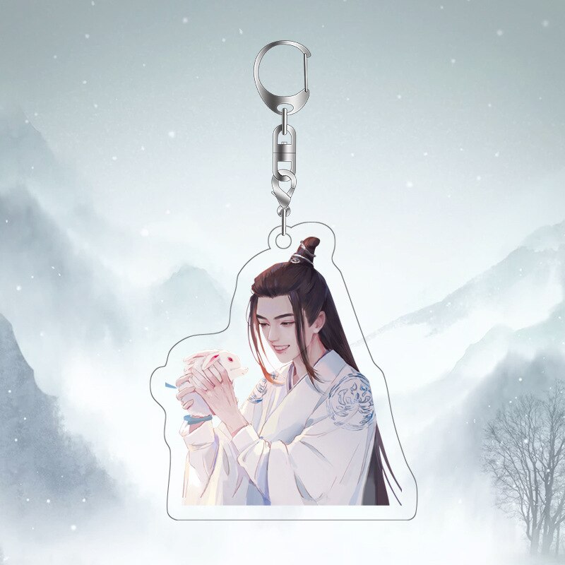 Chen Qingling Multiful Keychain Doppel Seiten Schlüssel Ring Schlüssel Kette sterben ungezähmt Wang Yibo Xiaozhan: Grün