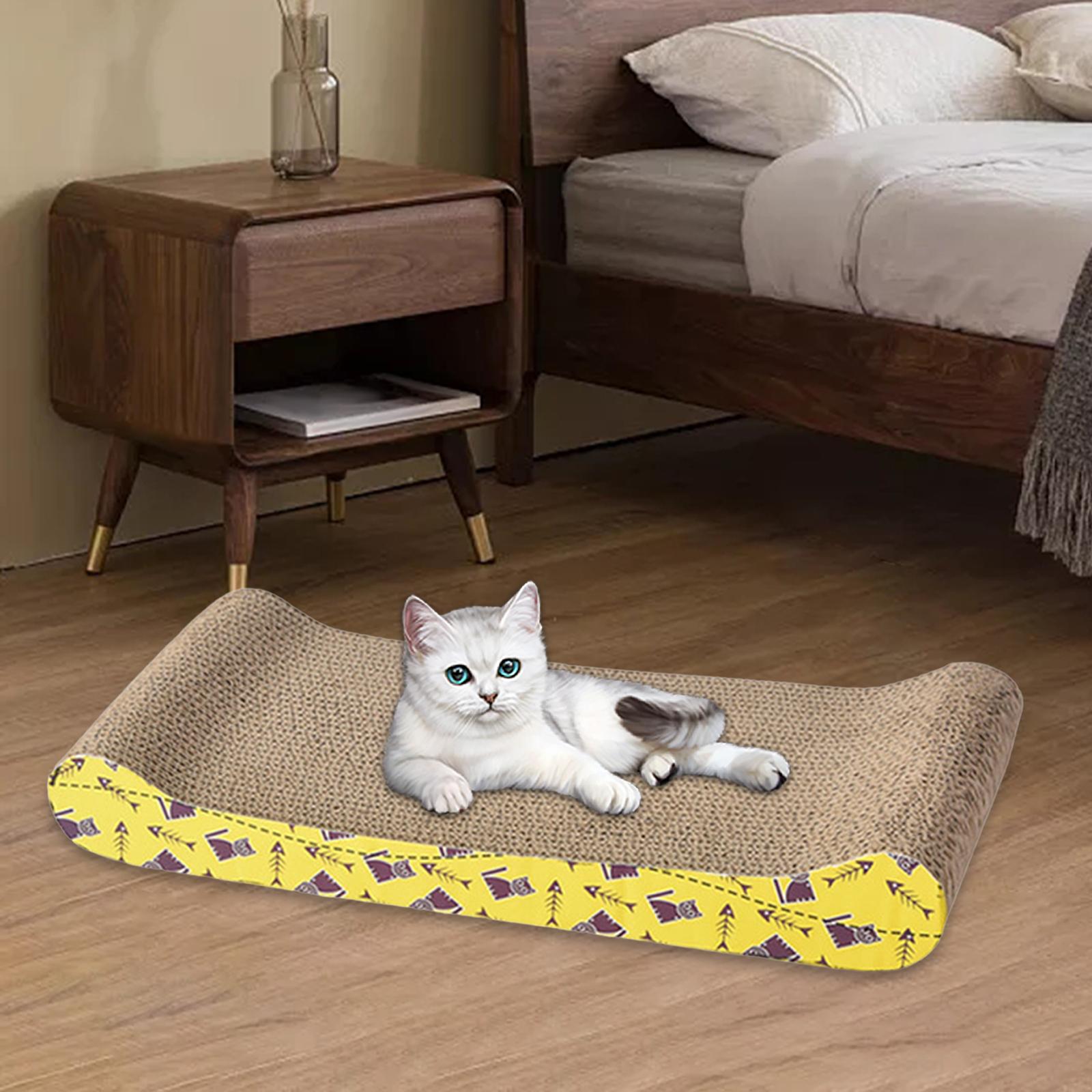 Cat Scratching Board Bed Cat Scratchers Cardboard Cat Scratch Pad Nest for Sleeping Playing Grinding Small Medium Large Cats: GRAY