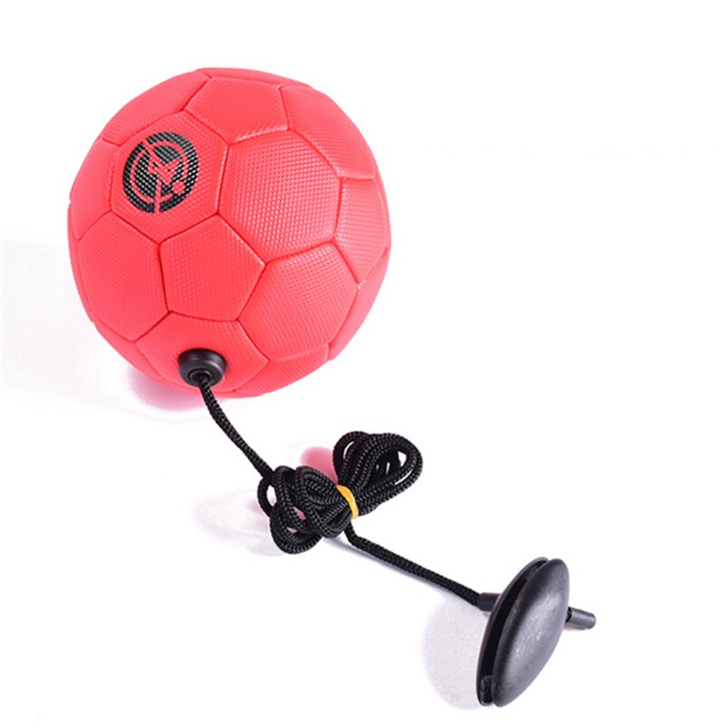 Football Training Ball Kick Soccer Ball TPU Size 2 Football Rope Touch Solo Kickwith String Beginner Trainer Practice Belt: 01