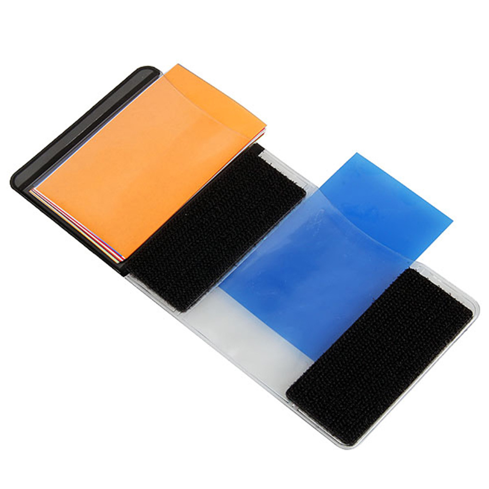 JETTING pour yongnuo couleur Gel filtre Flash diffuseur boîte souple 12 jeux de couleurs Studio Flash caméra diffuseur