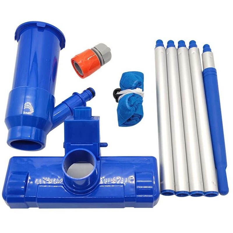 Portable Multifunctional Swimming Pool Vacuum Jet Cleaning Vacuum Cleaner Spa Bathtub Bath Cleaning Accessories: Default Title