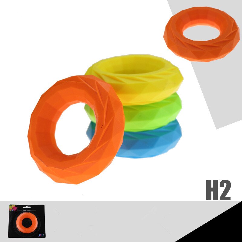 Hand Grip Muscle Developer Power Wrist Arm Training Machine Carpal Expander Rubber Exerciser Finger Gripper Ring Gym Anti Stress