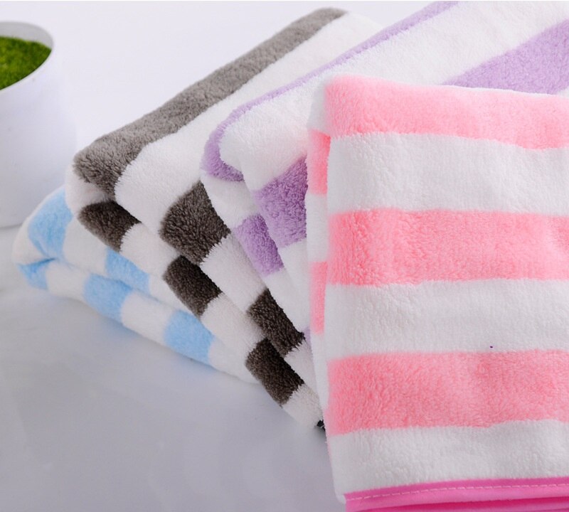 Stripe Towels Super Absorbent Soft Face Bath Towel Summer Bathroom Towels for Adults Absorbent Healthy toalla
