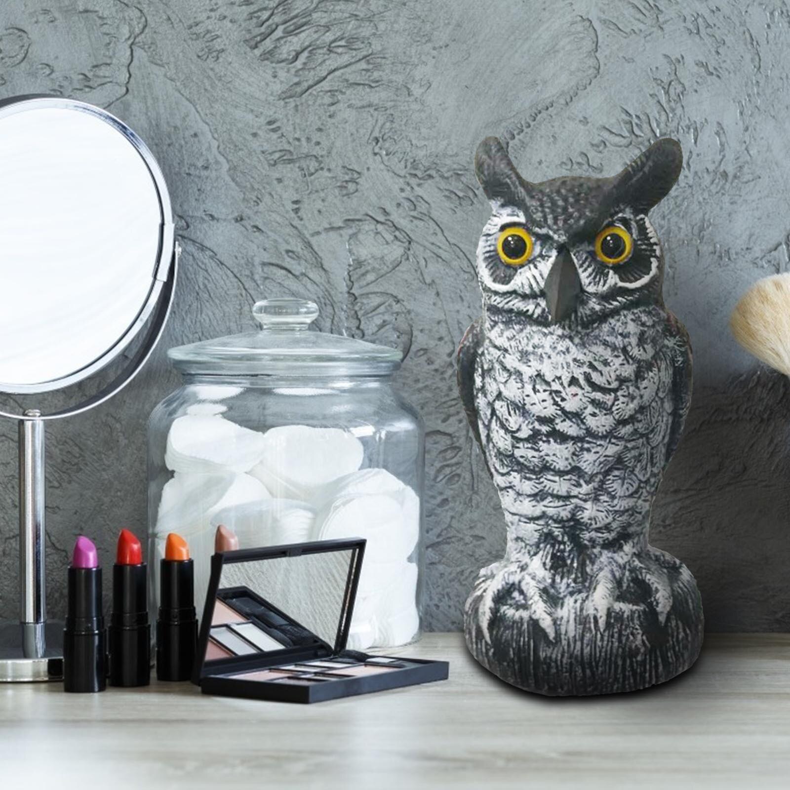 Plastic Uil Is Gebruikt Als Een Natuurlijke Vijandige Pest Repellent Voor Outdoor Tuinen Qw