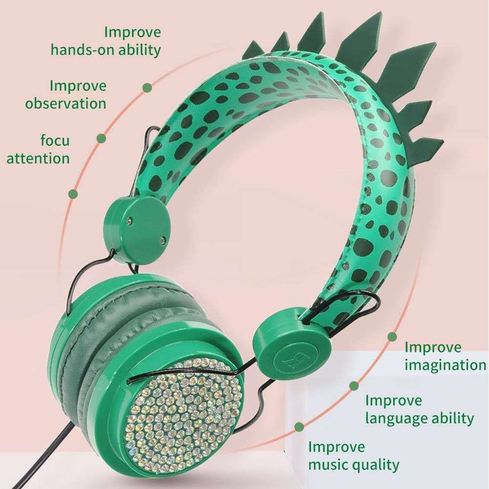 Cute Unicorn Headsets With Microphone Earphone for boys Kids daughter Headphones For Laptop Cellphones PC MP4 Tablet Headsets