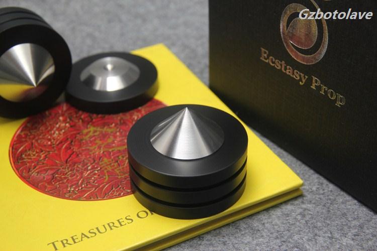 4 stücke D49mm Schalldämmung Fuß Lautsprecher Spikes HIFI Audio- Kegel Halterungen