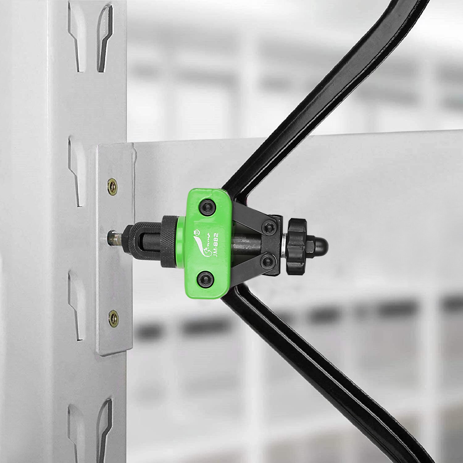 Hand Rivet Nut Tool Riveting Tool Rivet Nut Setter with 6 Metric Mandrels of M3/M4/M5/M6/M8/M10 and Molded Carrying Case