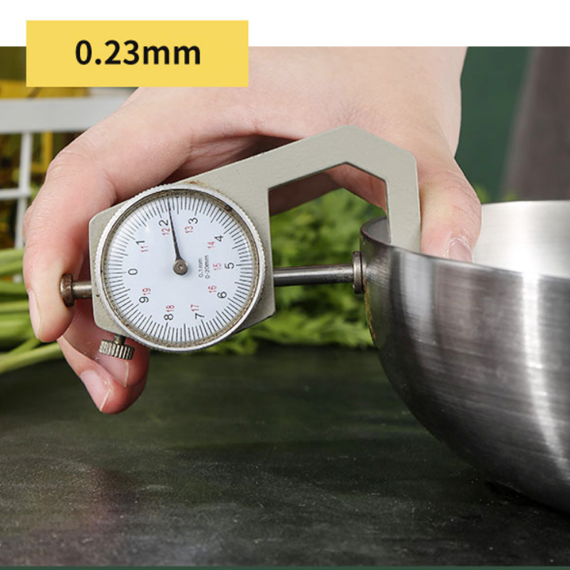 Sartén de acero inoxidable 304, sartén antiadherente, olla para carne frita, utensilios de cocina sin recubrimiento para estufa de Gas y cocina de inducción