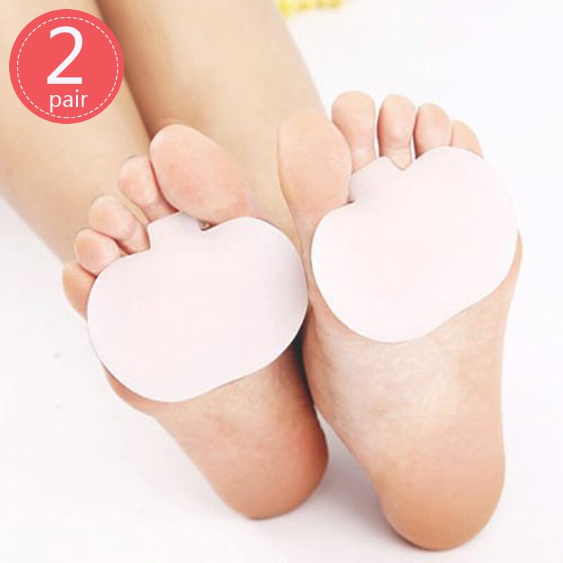 Plantillas de silicona para zapatos, almohadilla para el antepié, soporte para el arco, herramientas para el cuidado de los pies, almohadilla de Gel, Corrector de juanete, separador de dedos, 1-5 pares: 2Pair W31