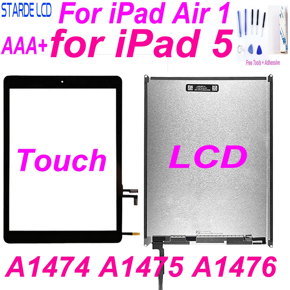 Aaa + Voor Ipad 5 Lcd Voor Ipad Air 1 A1474 A1475 A1476 Lcd Touch Screen Digitizer 9.7 ''screen Vervanging