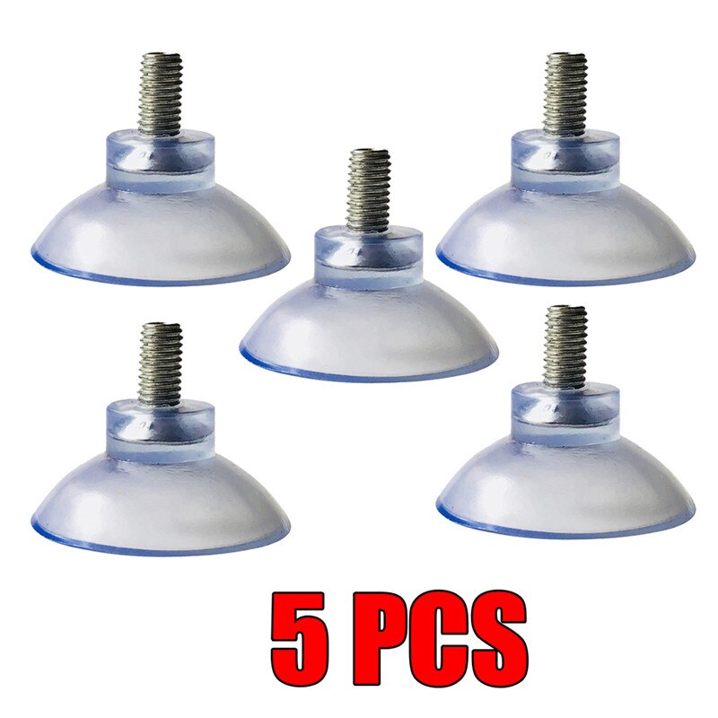 50mm M8 Screw Rubber Suction Cup Transparent Window Suckers Furniture ...