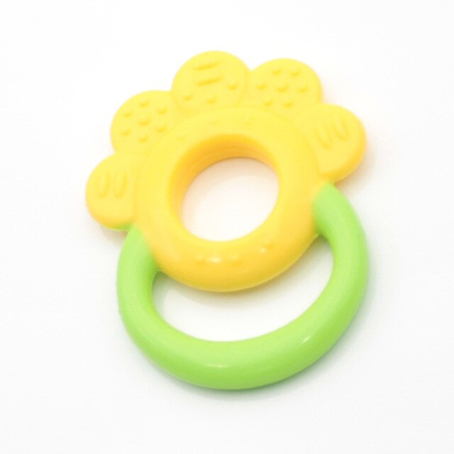 1Pcs Trekken Bijtring Banaan Veiligheid Bpa Gratis Food Grade Siliconen Fruit Baby Baby Kids Tandenborstel Speelgoed Baby Kauwen: WOOD