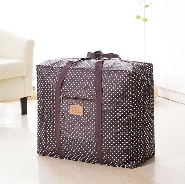 Duża pojemność kobiety mężczyźni torba podróżna do noszenia w dłoni wodoodporna Oxford bolsa plegable torby bagażowe Weekend zipper organizador de zapatos: L5