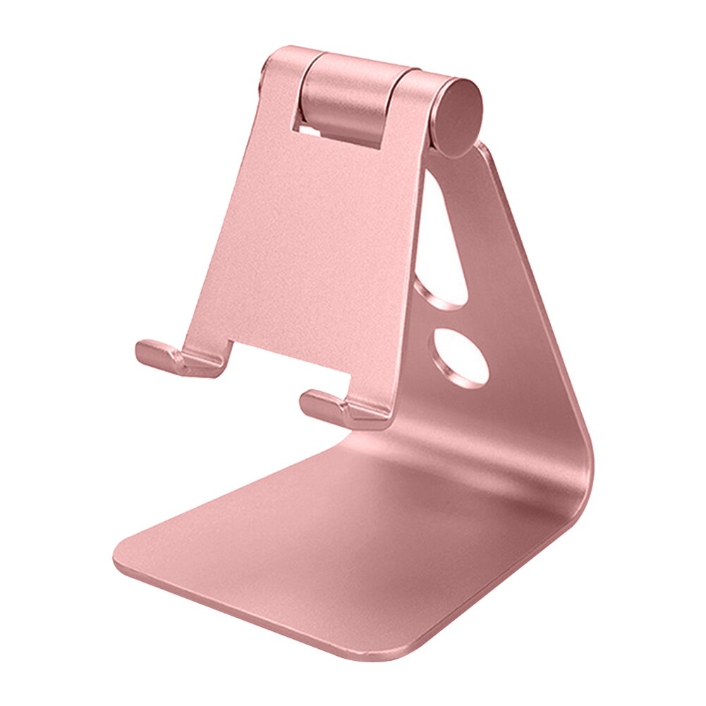 Universal Tablet Houder Mobiele Gsm Stands Aluminium Legering Beugel Ondersteuning Voor Ipad: Roze