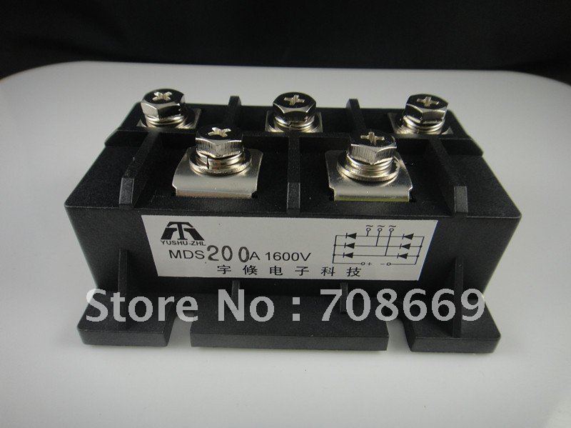 MDS200A 3-Phase Diode Bridge Rectifier 200A Amp 1600V