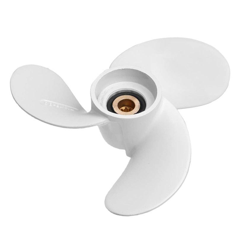6L5-45943-00-EL Aluminiumlegering Marine Boot Buitenboordmotor Propeller 7 1/4x6 voor Yamaha 2.5-3Hp 9 Spline Tand 3 blades R Rotatie Wh