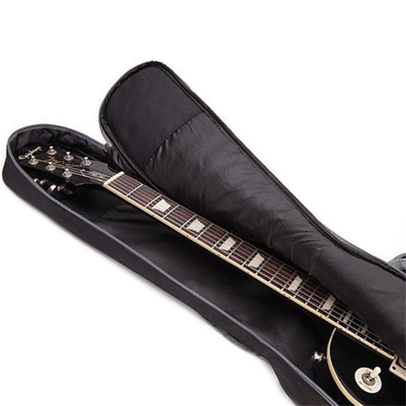 0.4 ''0.32'' sac de guitare électrique rembourré sac à dos étanche double étui réglable rembourrage pour effectuer des étui de guitare pour une utilisation en extérieur