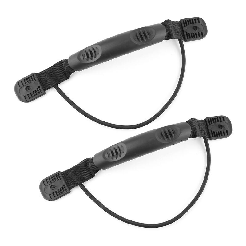 2pcs Kayak Paddle Handles Canoe Rowing Boats Side Mount Carry Handle With Bungee Outdoor Accessories