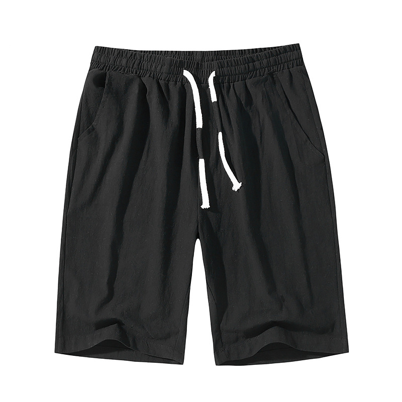 Zwembroek Voor Heren, Zwemshort Met Compressieliner, 2-In-1 Sneldrogende Strandshorts Voor Heren, Trekkoord Voor Heren Met Ritssluiting: XXL / Black