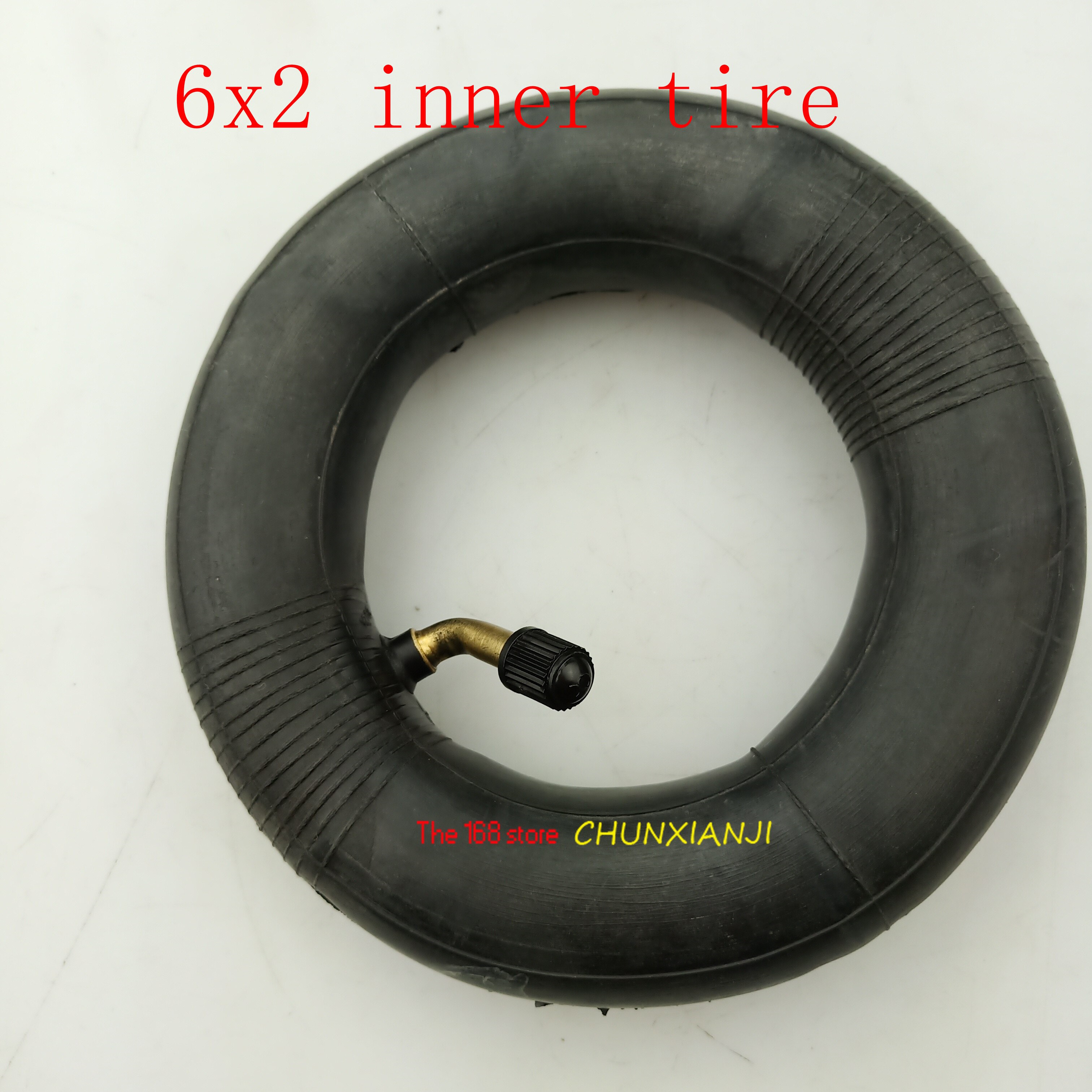 Lightning shipment 6x2 inner tube 6*2 inner tyre Pneumatic Tyre Electric Scooter F0 Pneumatic Wheel Trolley Cart Air Wheel