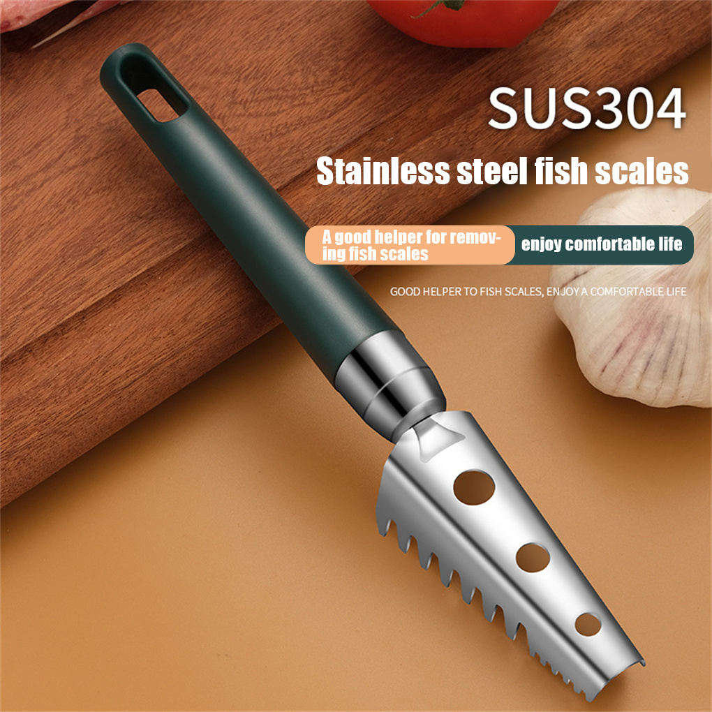 Manual Fish Scaler Scale Remover Seafood Bone Scraper Reusable Kitchen Descaler Home Restaurant Scraping Tools