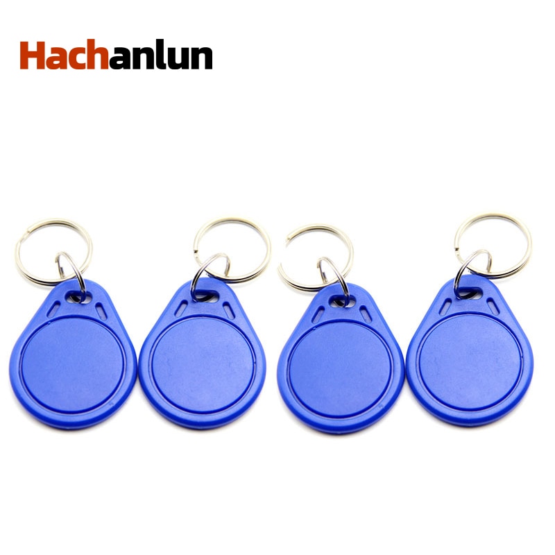 100Pcs Multicolor Ic-Uid Tag Herhaald Wissen Sleutelhanger Veiligheid Bescherming Toegangscontrole Tool Verwisselbare 13.56Mhz Ic Tag keyfob