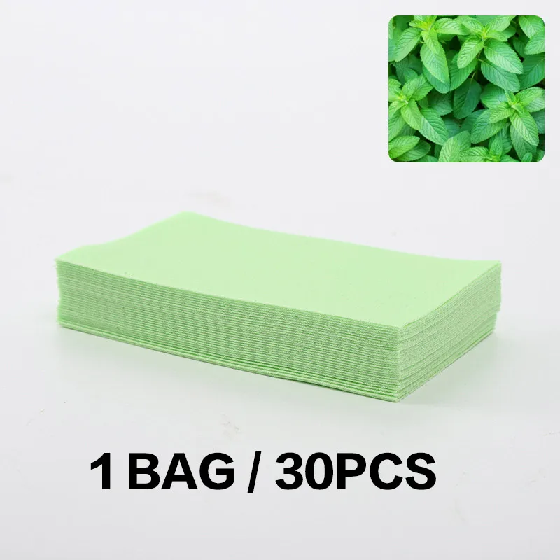 30-150pcs Toilet Cleaner Sheet Mopping The Floor Toilet Household Hygiene Toilet Deodorant Yellow Dirt Toilet Cleaning Tool: Green Tea