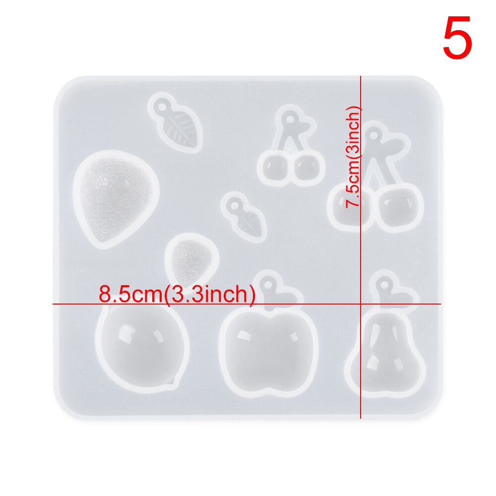 Resin Silicone Pendant Molds Dropping Glue Transparent Cube Triangle Craft DIY Earrings Necklace Mould Jewelry Making Tool: 5