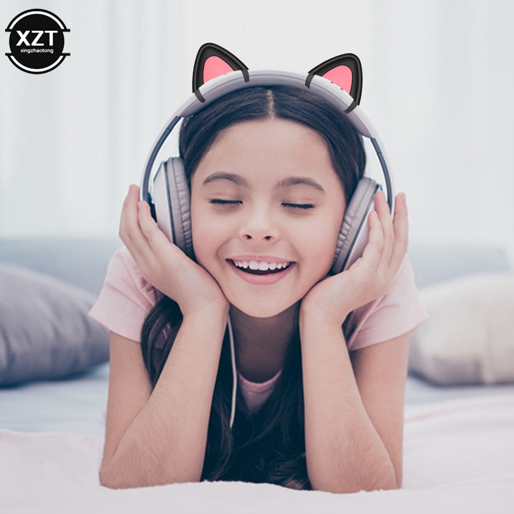 Schattige Koptelefoon Accessoires Kat Oor Geschikt Voor Hoofdtelefoon Gaming Headsets Bevestiging Stereo Headset Decoratie