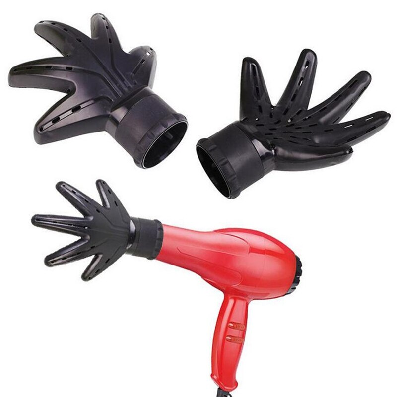 Muovinen hiustenkuivaaja diffuusori käden muotoinen kampaamo kampaamo kampaus lisävaruste hiusten muotoilu kihara hiusten kuivaamiseen