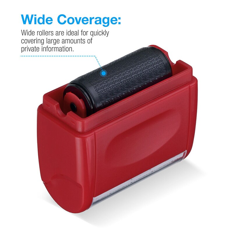 Identity Theft Protection Roller Stamp Guard Your ID Privacy Confidential Data Plastic SMR88